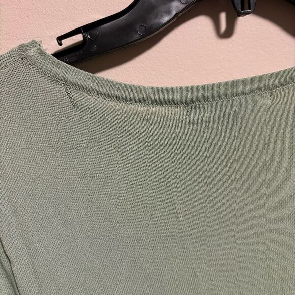 Beulah Knot T-Shirt Dress Green- One Size - Picture 3 of 9